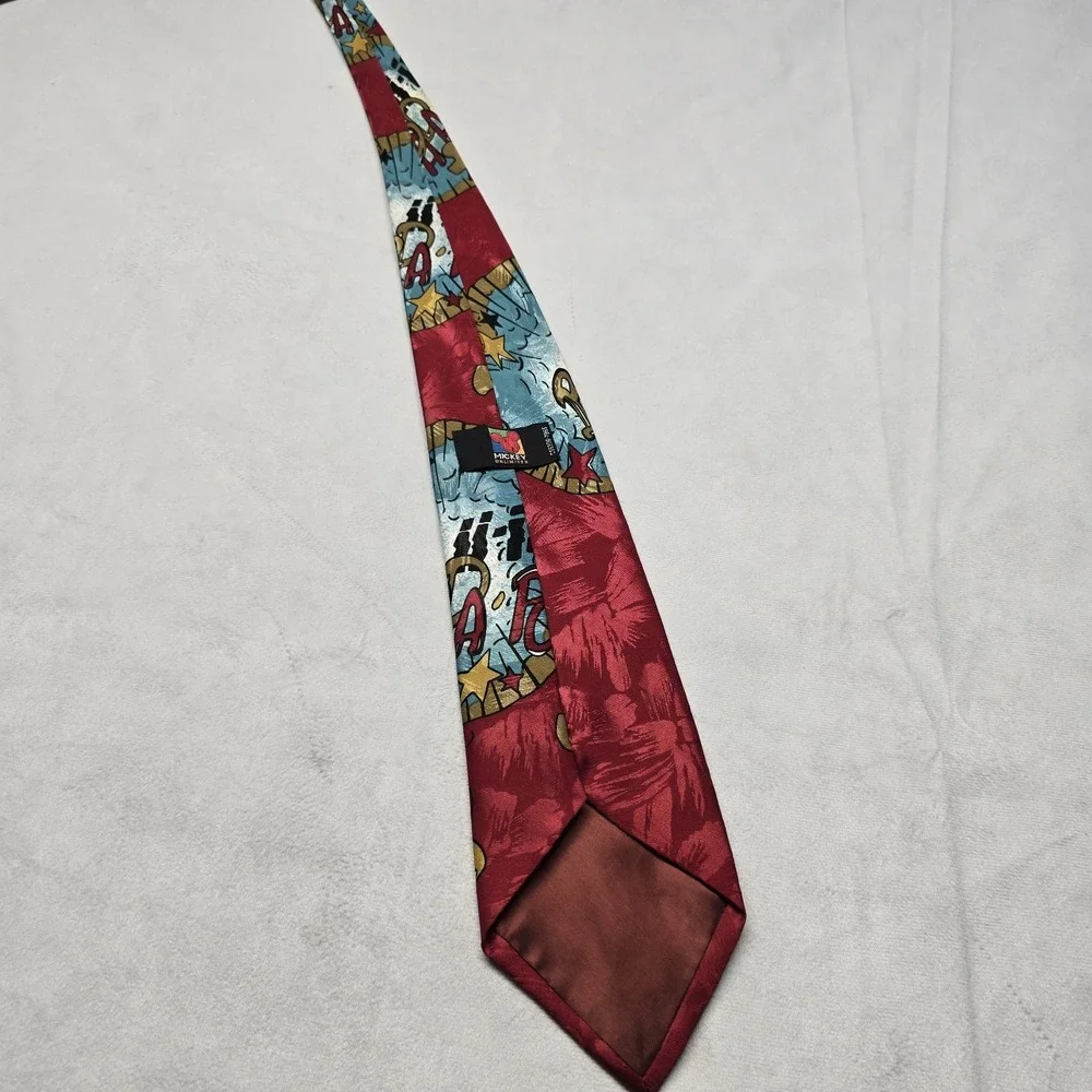 Mickey Unlimited Mickey Mouse Comic‎ Style Tie 59x3.5 Vintage